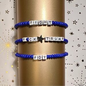 Blue Beaded FDT FTP Bracelets